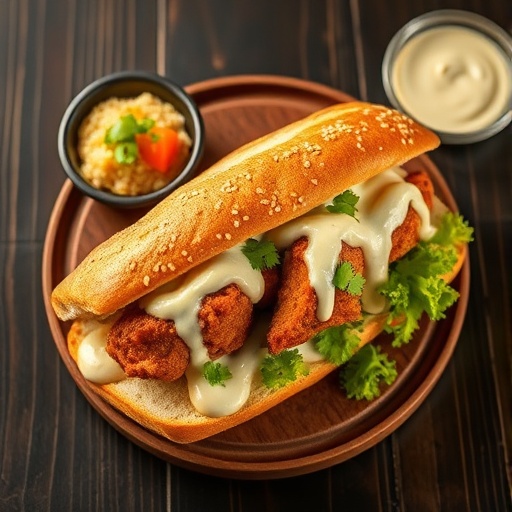 Chicken Tikka Mayo Baguette